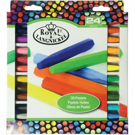 ROYAL BRUSH OIL PASTEL SET 24PC RTN-153